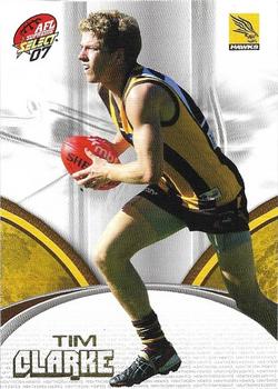 2007 Select AFL Supreme #92 Tim Clarke Front